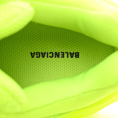 Balenciaga Fabric Mesh Clear Sole Womens Triple S Sneakers 37 Fluo Yellow 7 of 7
