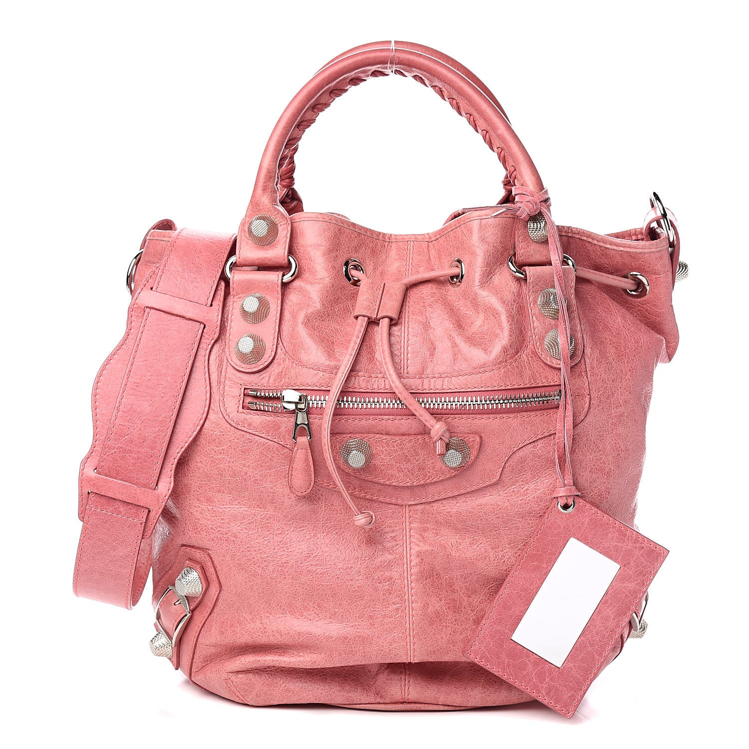 Balenciaga Agneau Giant 21 Silver Hardware Pompon Framboise 1 of 10