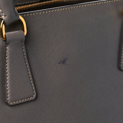 Prada Saffiano Medium Galleria Double Zip Tote Marmo 12 of 12