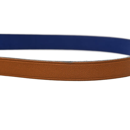 Hermes Swift 3MM Hapi Triple Tour Wrap Bracelet S Bleu Electrique Gold 8 of 10