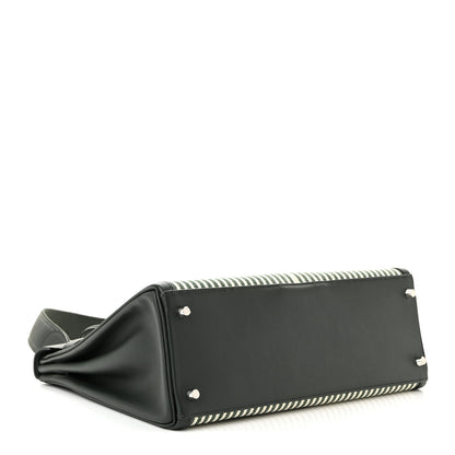 Hermes Swift Toile Riga Lakis Kelly 35 Vert Anglais 4 of 11
