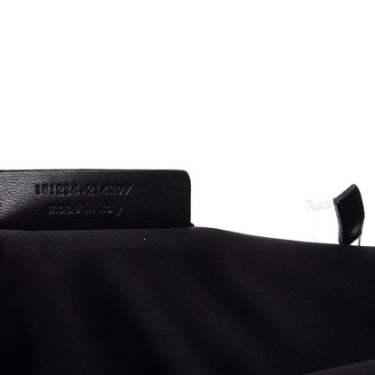 Saint Laurent Patent Crocodile Embossed Tribute Tote Black 9 of 11