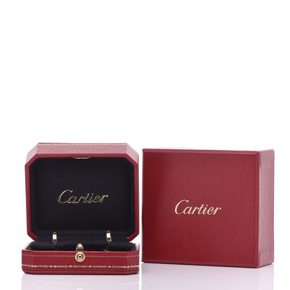 Cartier 18K Yellow Gold Small LOVE Hoop Earrings 7 of 7