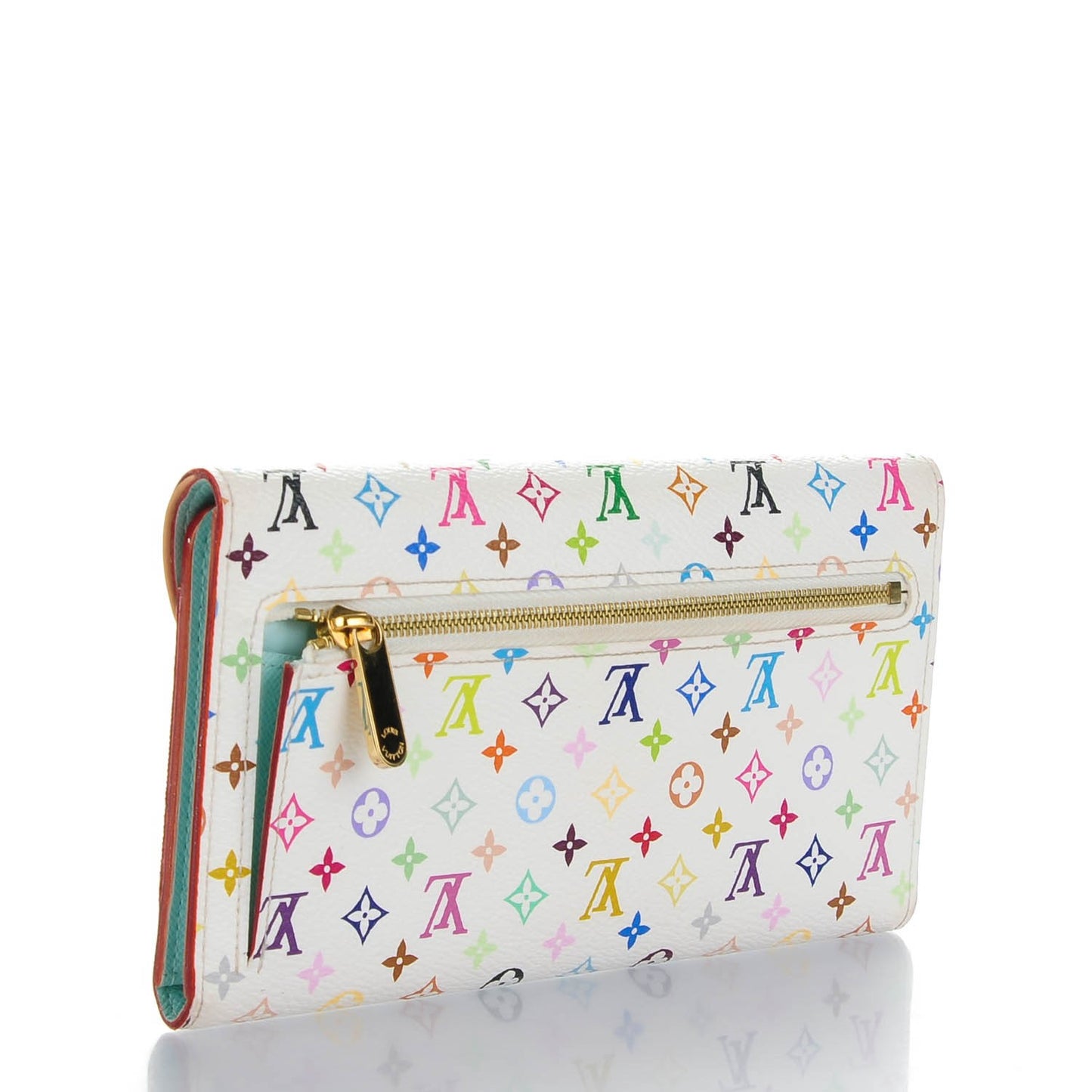 Monogram Multicolor Eugenie Wallet White Anie