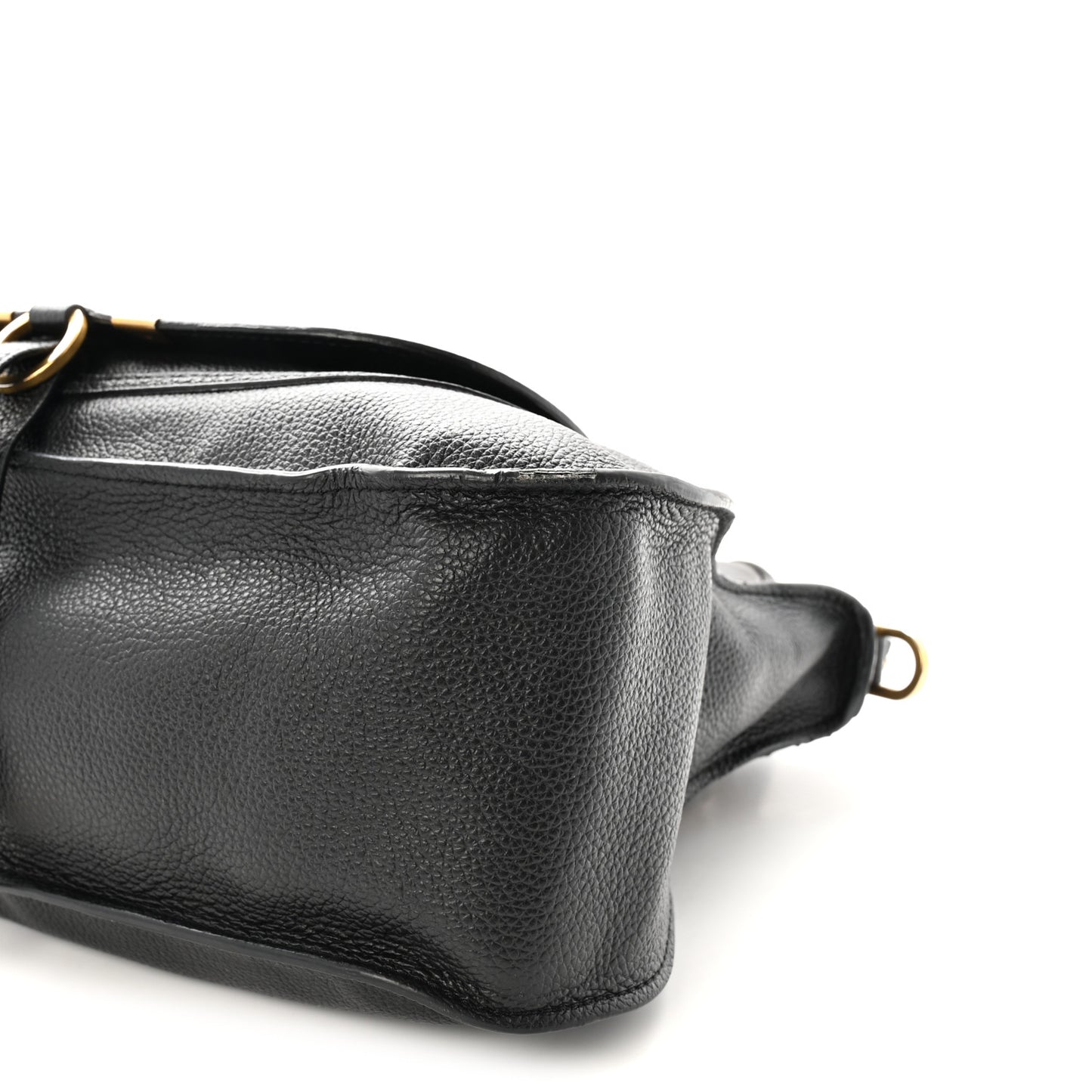 Calfskin Medium Marcie Satchel Black
