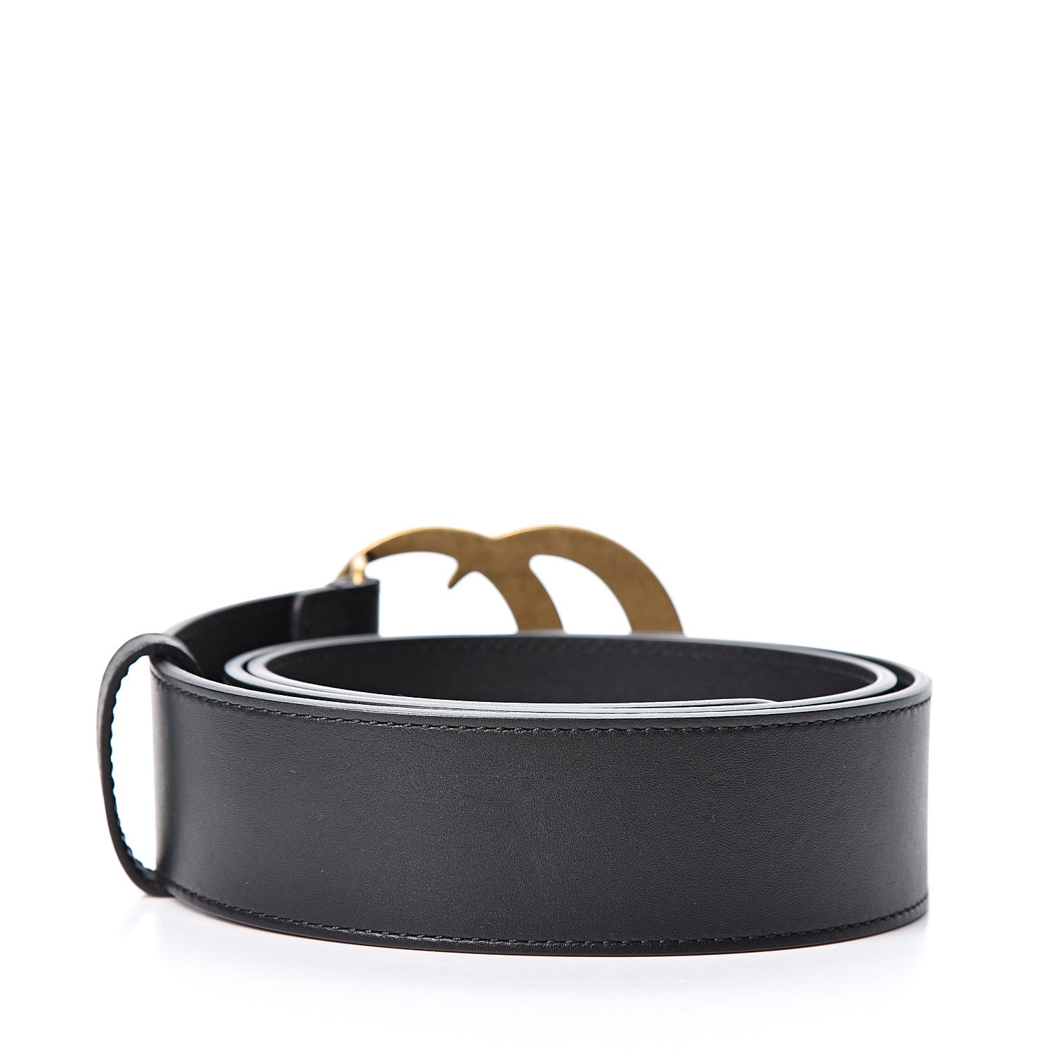 Gucci Calfskin Double G 40mm Belt 80 32 Black 2 of 4