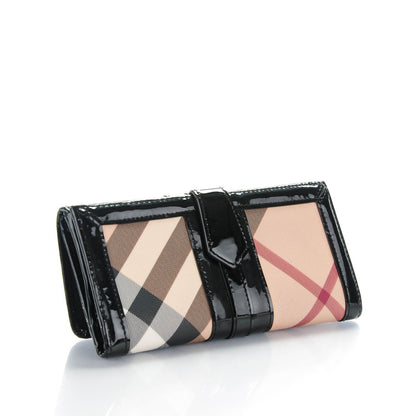Burberry Supernova Check Penrose Continental Wallet Black 3 of 9