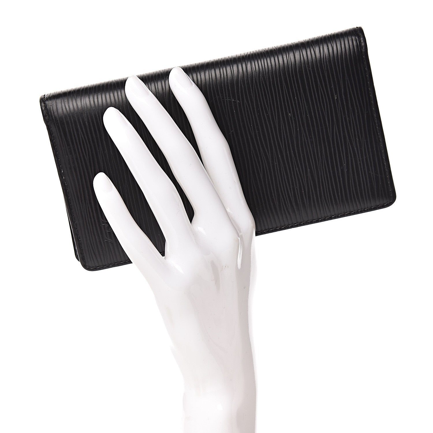 Louis Vuitton Epi Checkbook Cover Black 2 of 9