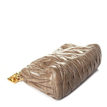 Miu Miu Nappa Lux Crossbody Deserto 4 of 8