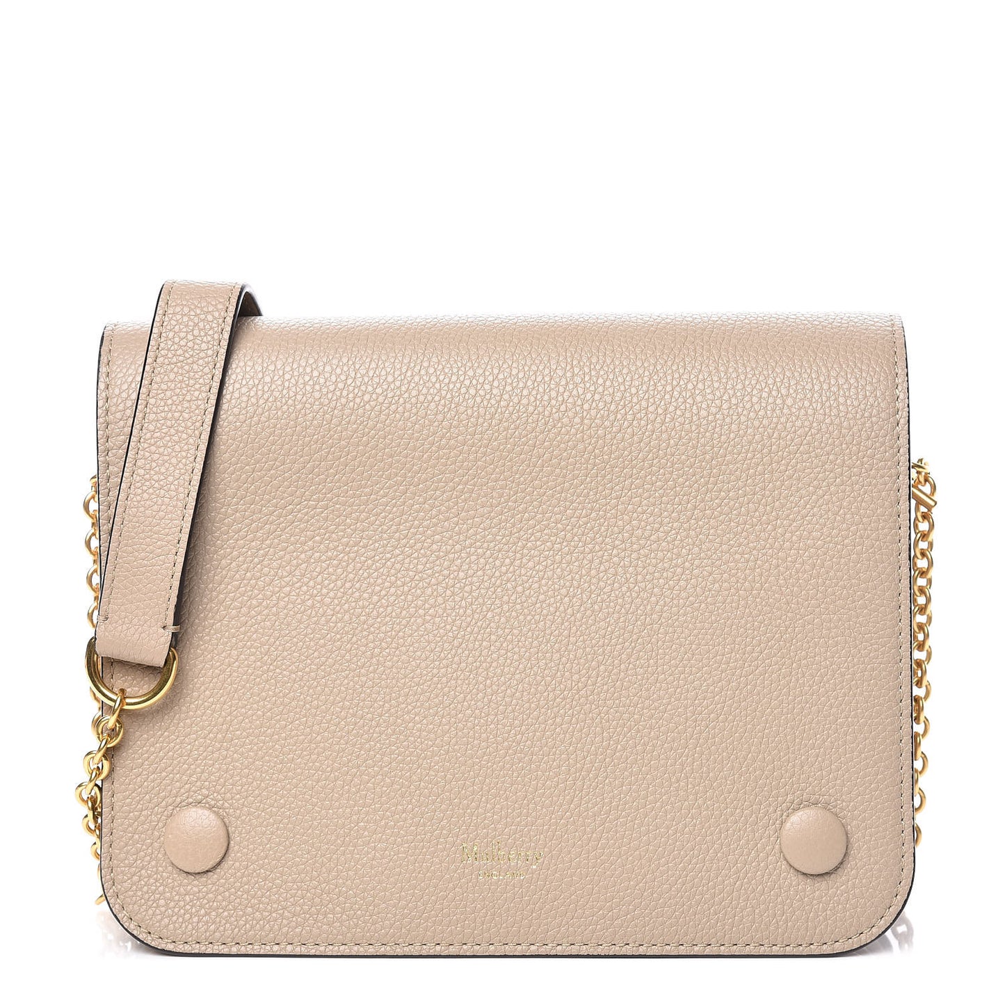 Classic Grain Calfskin Small Clifton Flap Dune