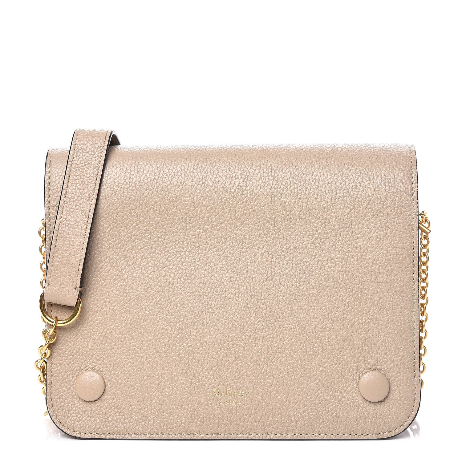 Mulberry Classic Grain Calfskin Small Clifton Flap Dune 1 of 10