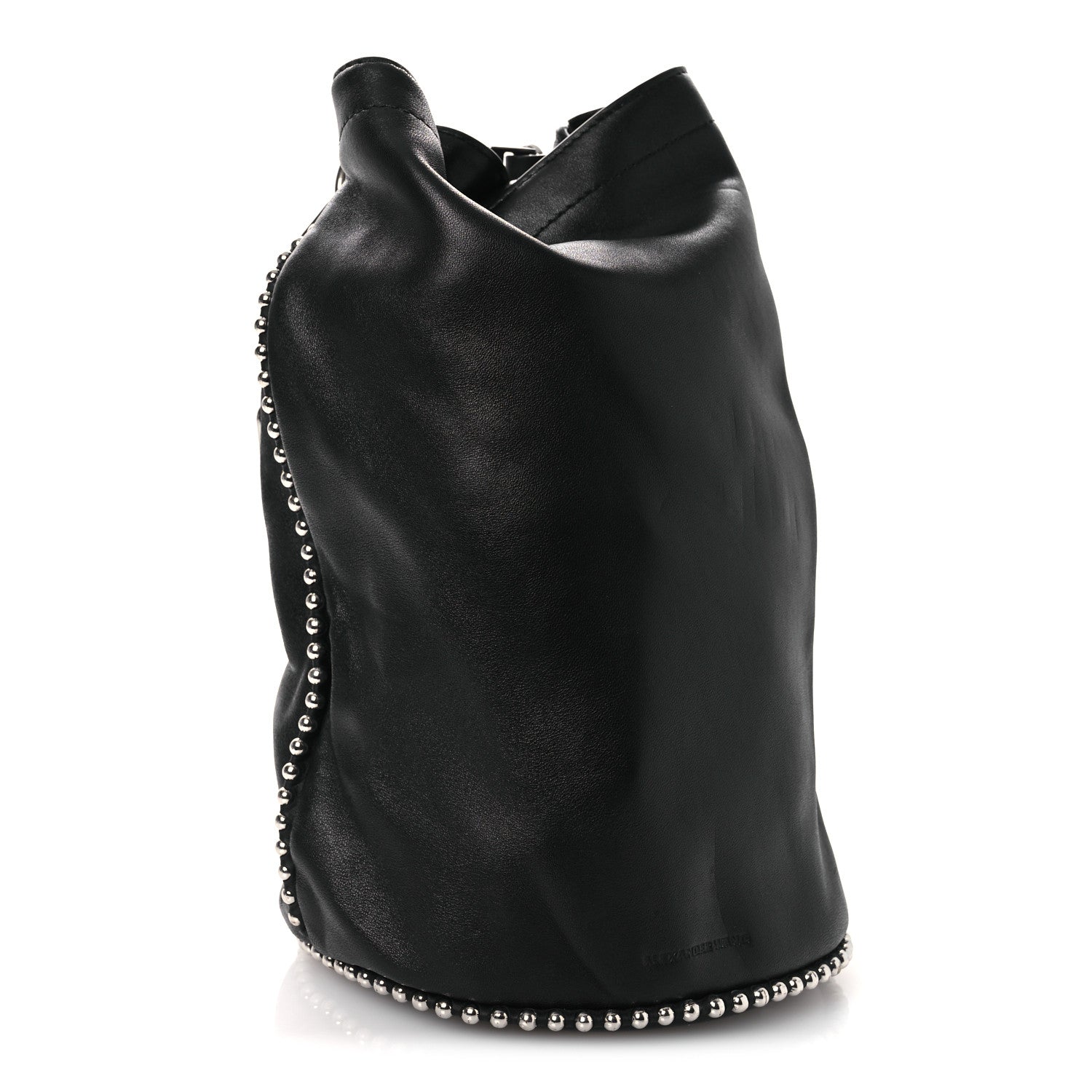 Alexander Wang Lambskin Attica Chain Dry Sack Bucket Bag Black 3 of 11