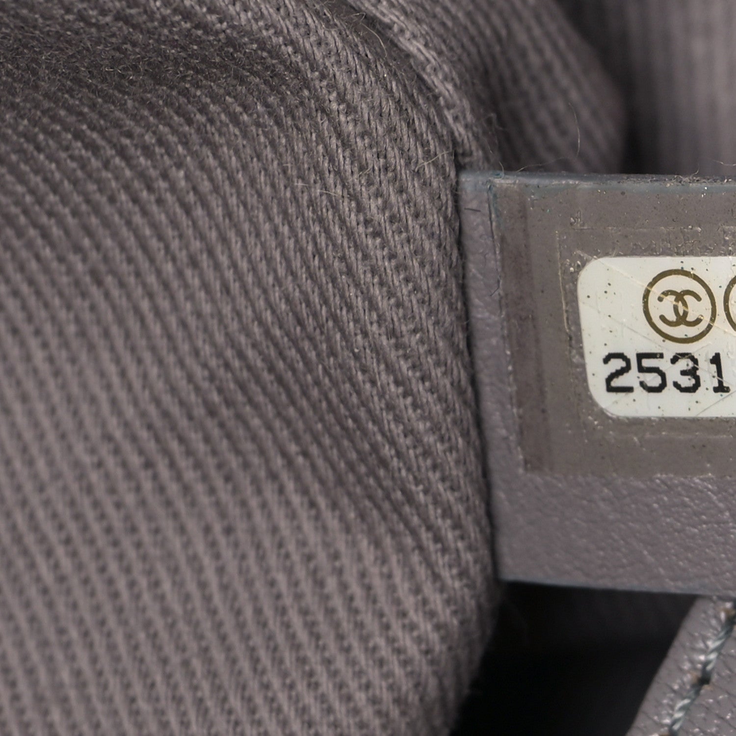 Chanel Canvas Large Double Face Shopping Tote Grey 7 of 9