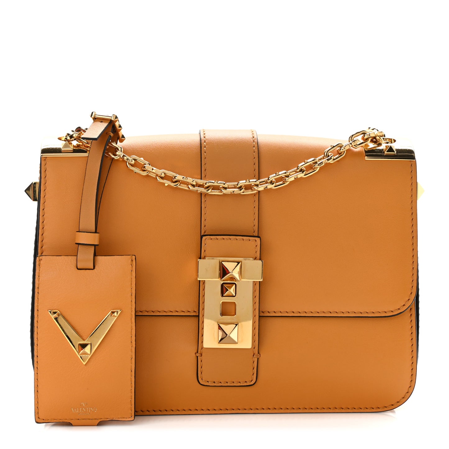 Vitello B-Rockstud Flap Mandarin Sorbet