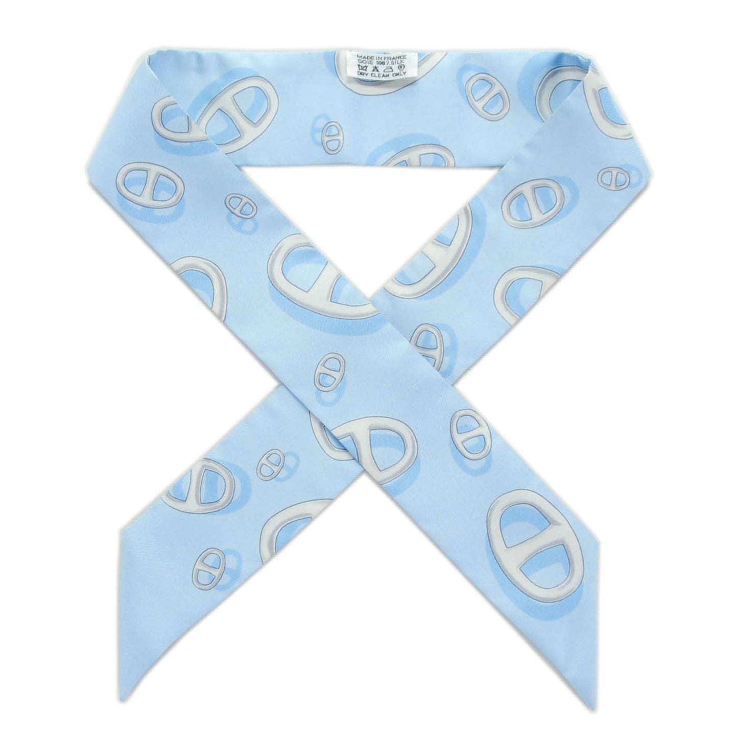 Silk Chaine d'Ancre Twilly Bleu Ciel Gris Clair