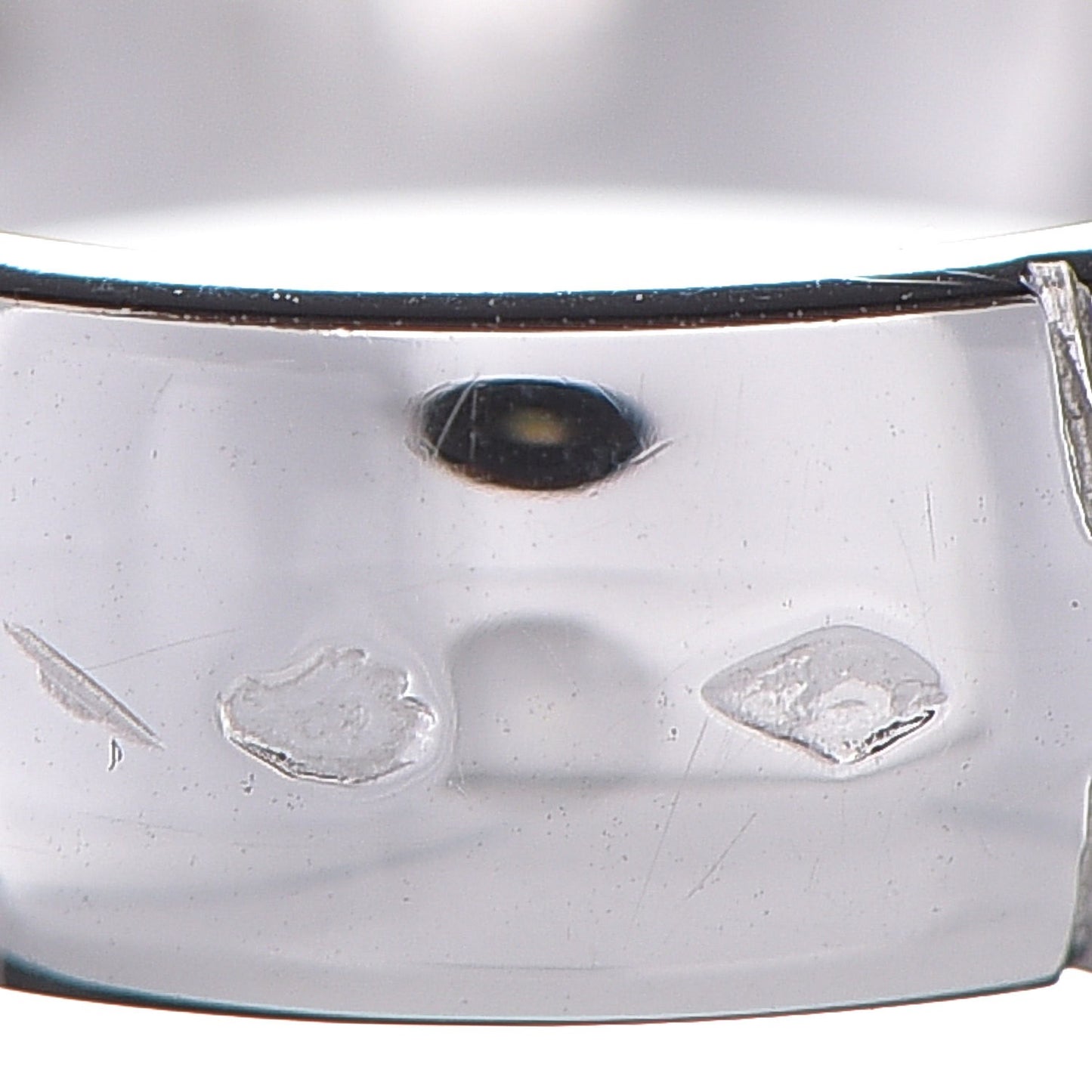 18K White Gold Hercules H Ring 50 5.25