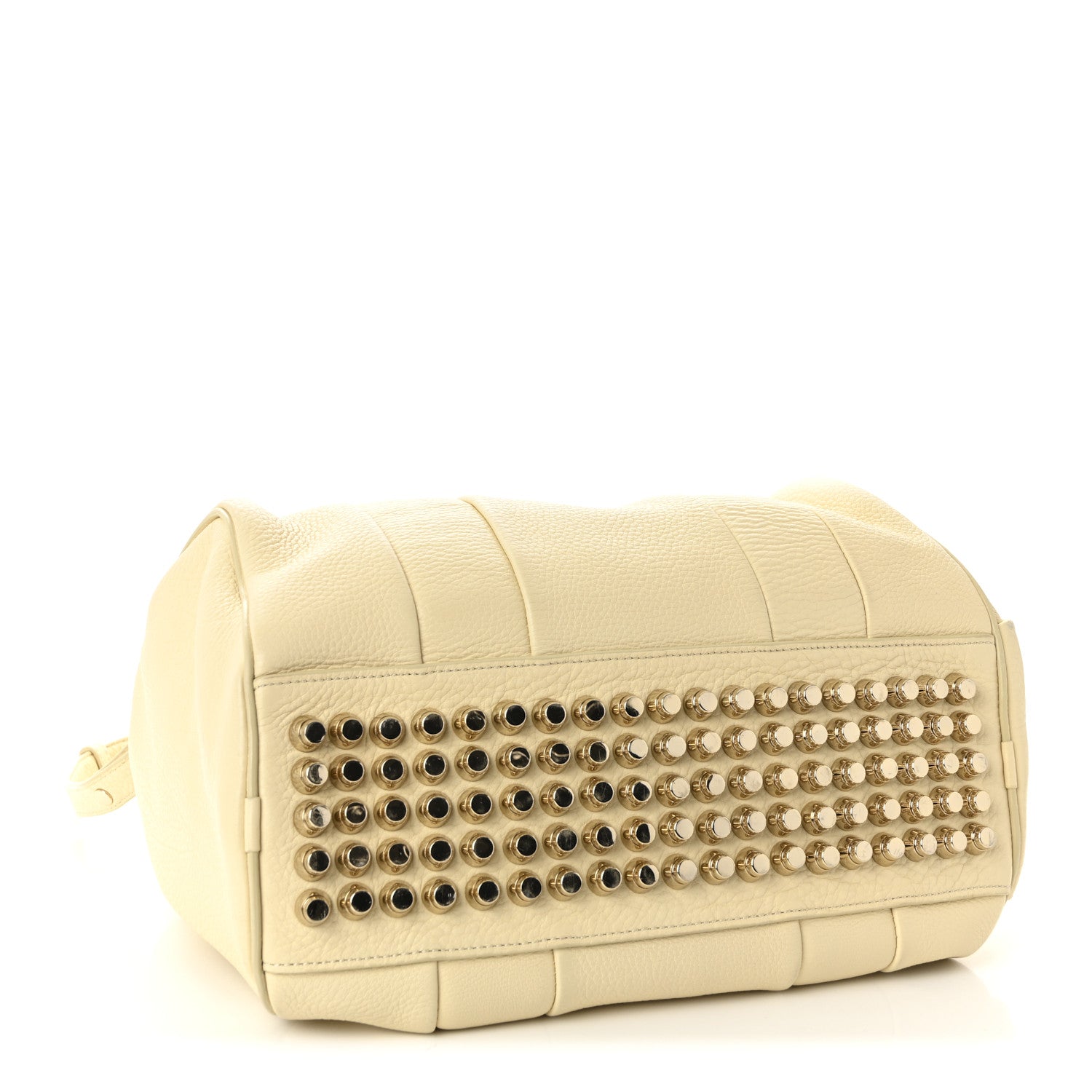 Alexander Wang Pebbled Lambskin Rocco Soft Meringue Pale Gold Hardware 4 of 9