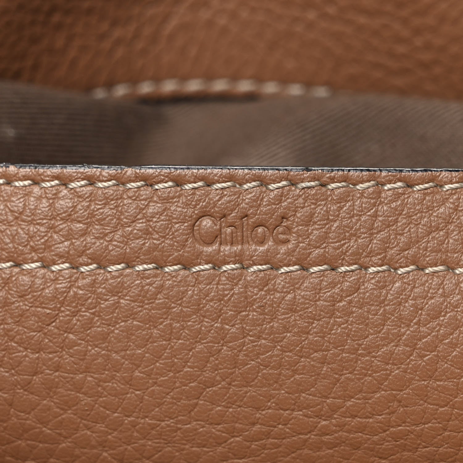 Chloe Calfskin Medium Marcie Round Crossbody Bag Nut 6 of 12