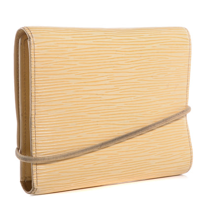 Louis Vuitton Epi Porte-Monnaie Elastique Wallet Vanilla 3 of 7