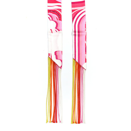 Hermes Silk Brides De Gala Shadow Fringed Twilly Multicolor 2 of 4