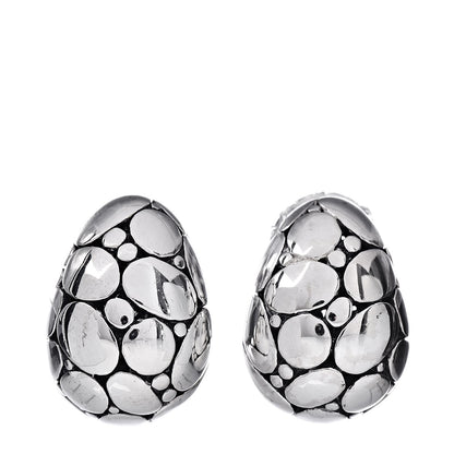 John Hardy Sterling Silver Kali Buddha Belly Earrings 1 of 4