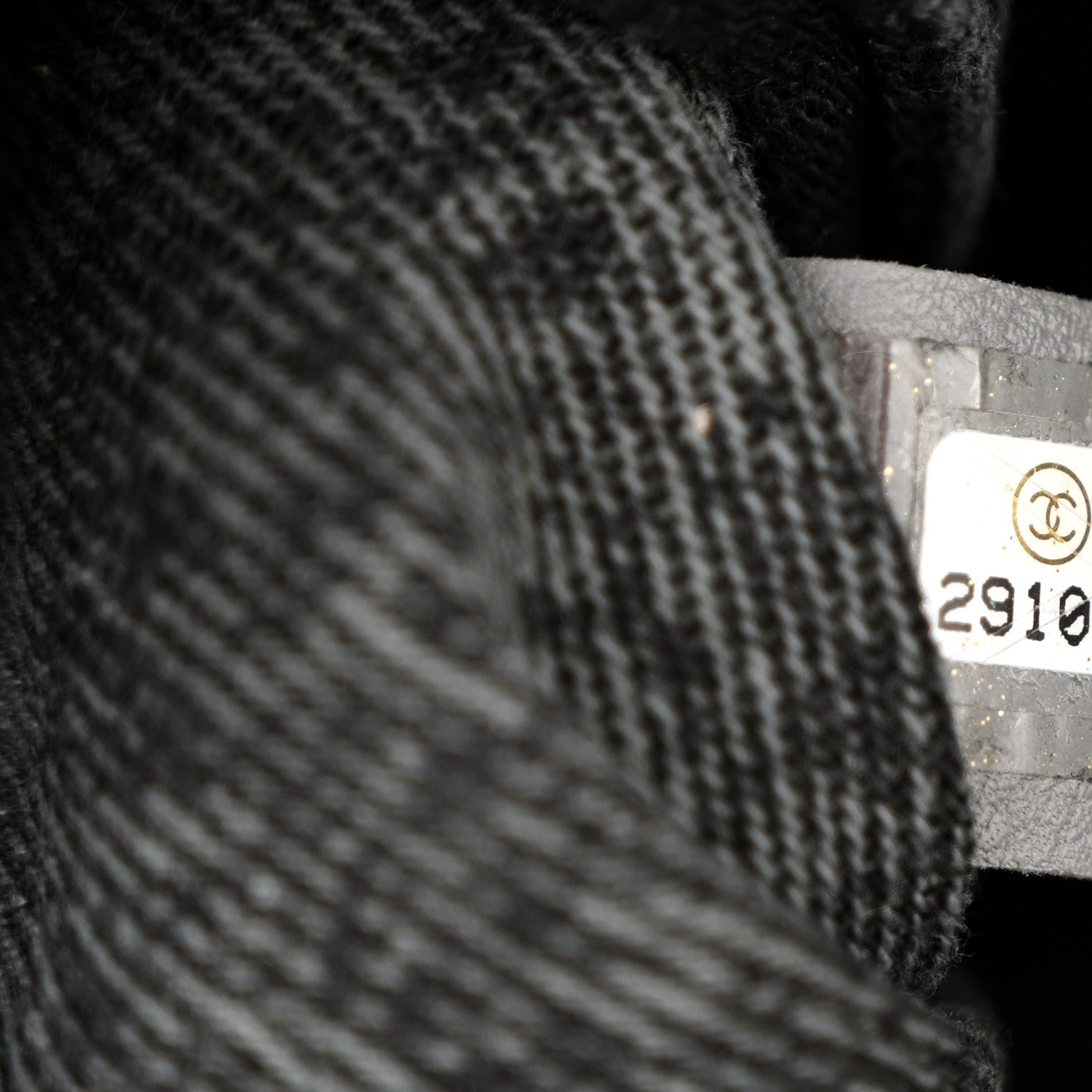 Chanel Denim Quilted Denimpression Flap Grey Black 7 of 11