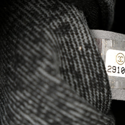 Chanel Denim Quilted Denimpression Flap Grey Black 7 of 11