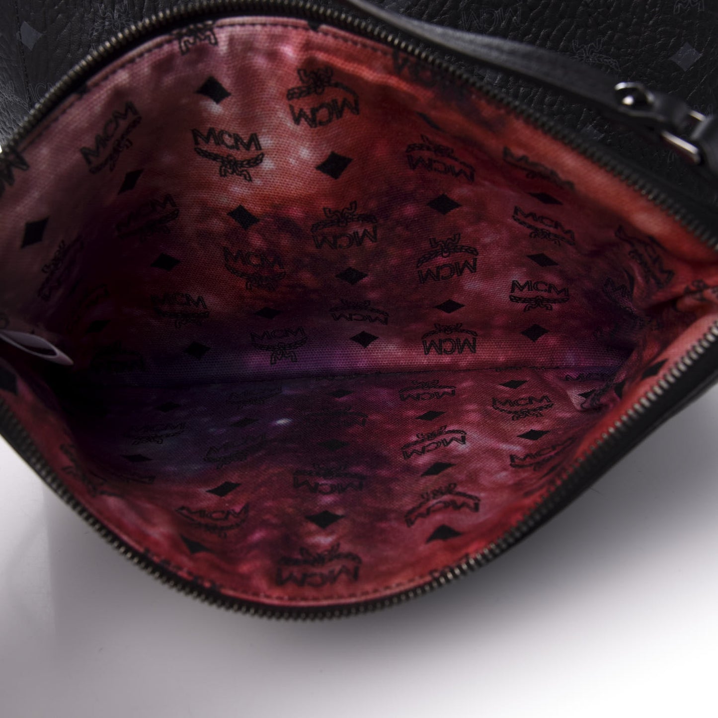 Metallic Galaxy Visetos Medium Project Reversible Shopper Tote Black Multicolor