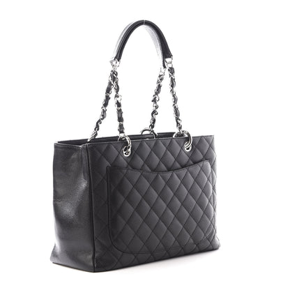 Chanel Caviar Quilted Grand Shopping Tote GST Black 2 of 10