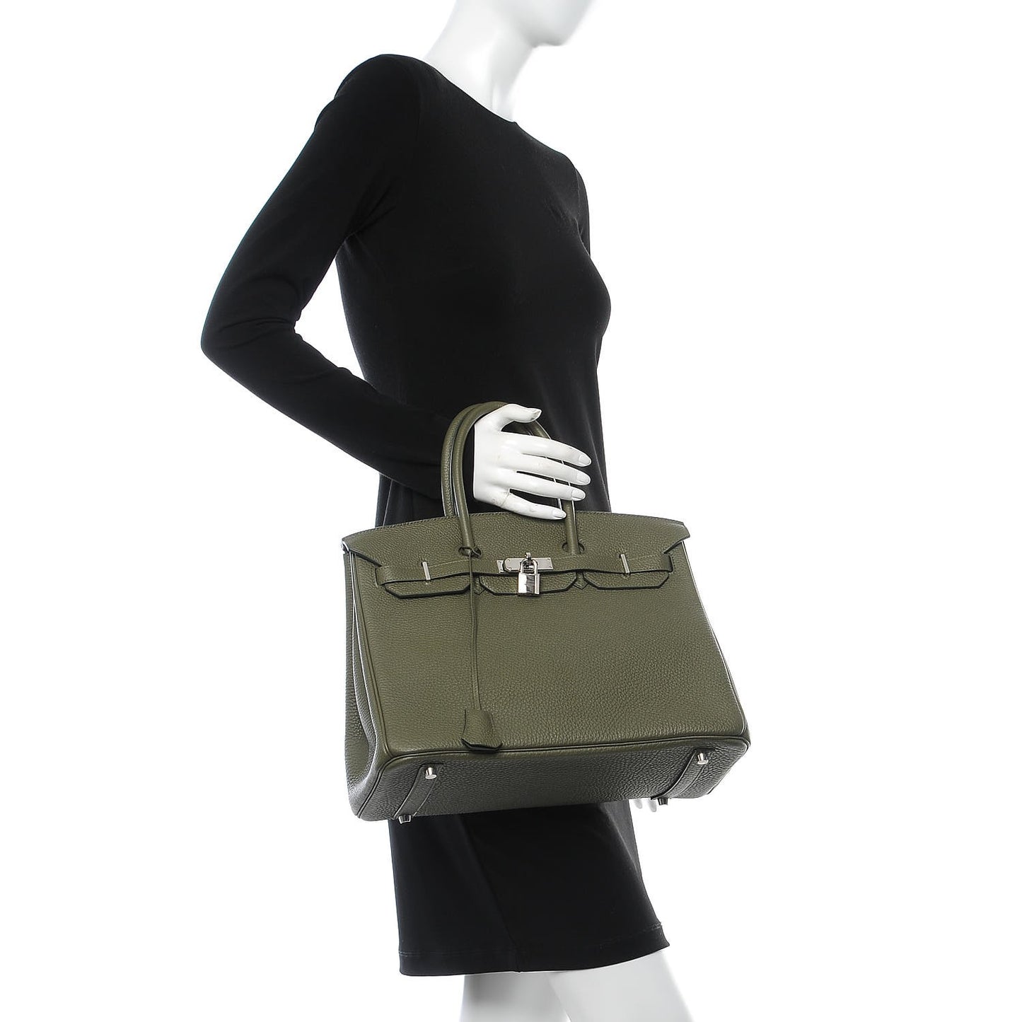 Togo Birkin 35 Vert Olive