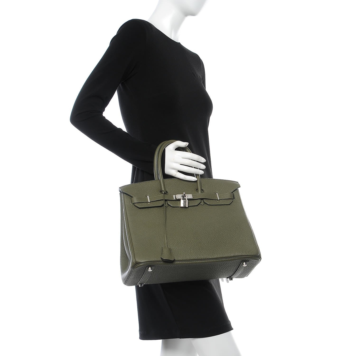 Hermes Togo Birkin 35 Vert Olive 2 of 32
