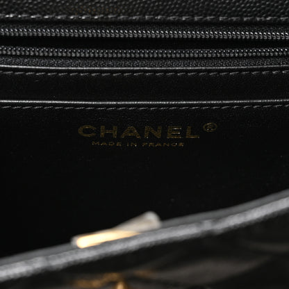Chanel Caviar Quilted 31 Rue Cambon Top Handle Flap Black 5 of 10