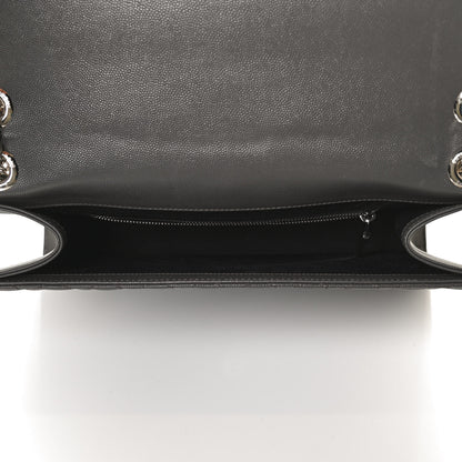 Saint Laurent Grain De Poudre Textured Mixed Matelasse Large Triquilt Monogram Satchel Earth 5 of 11