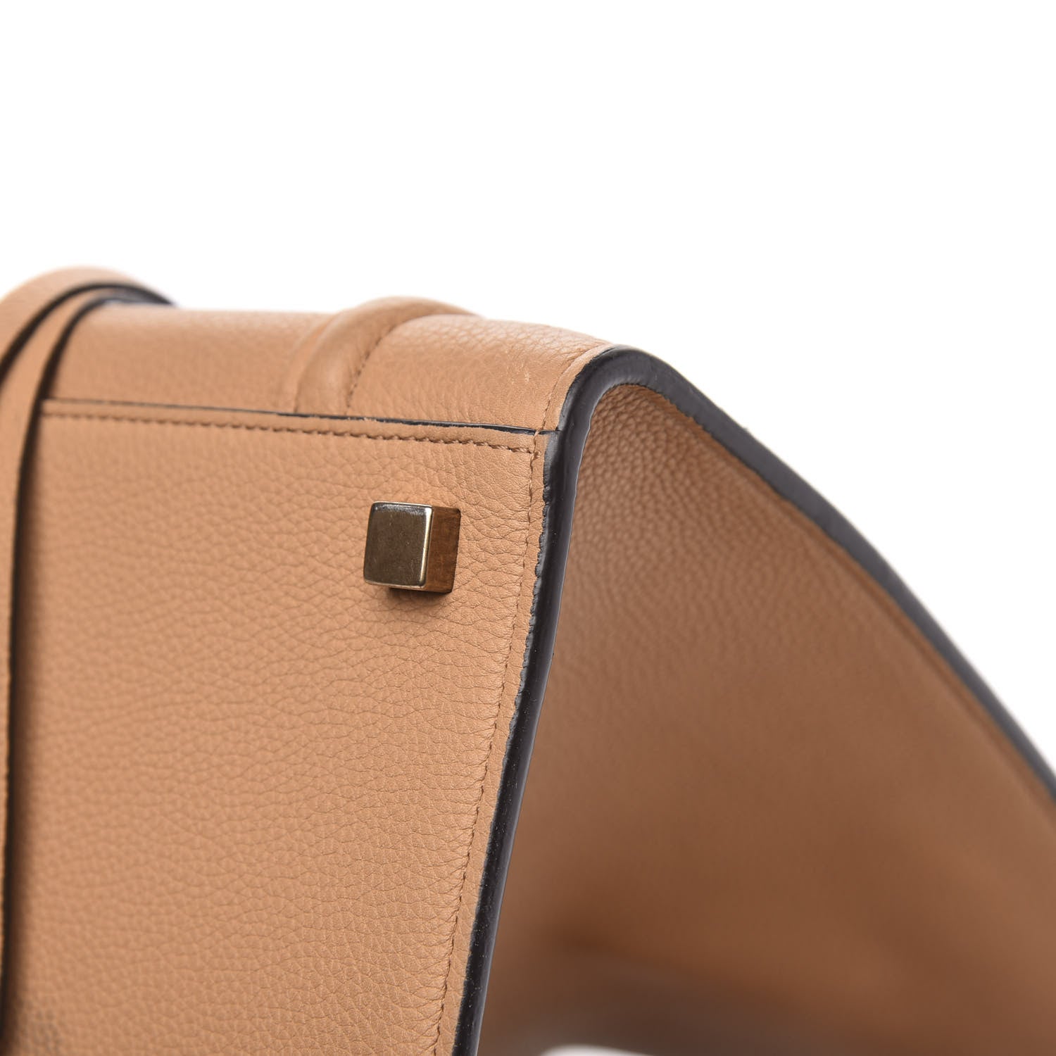 Celine Baby Grained Calfskin Medium Phantom Luggage Camel 13 of 15