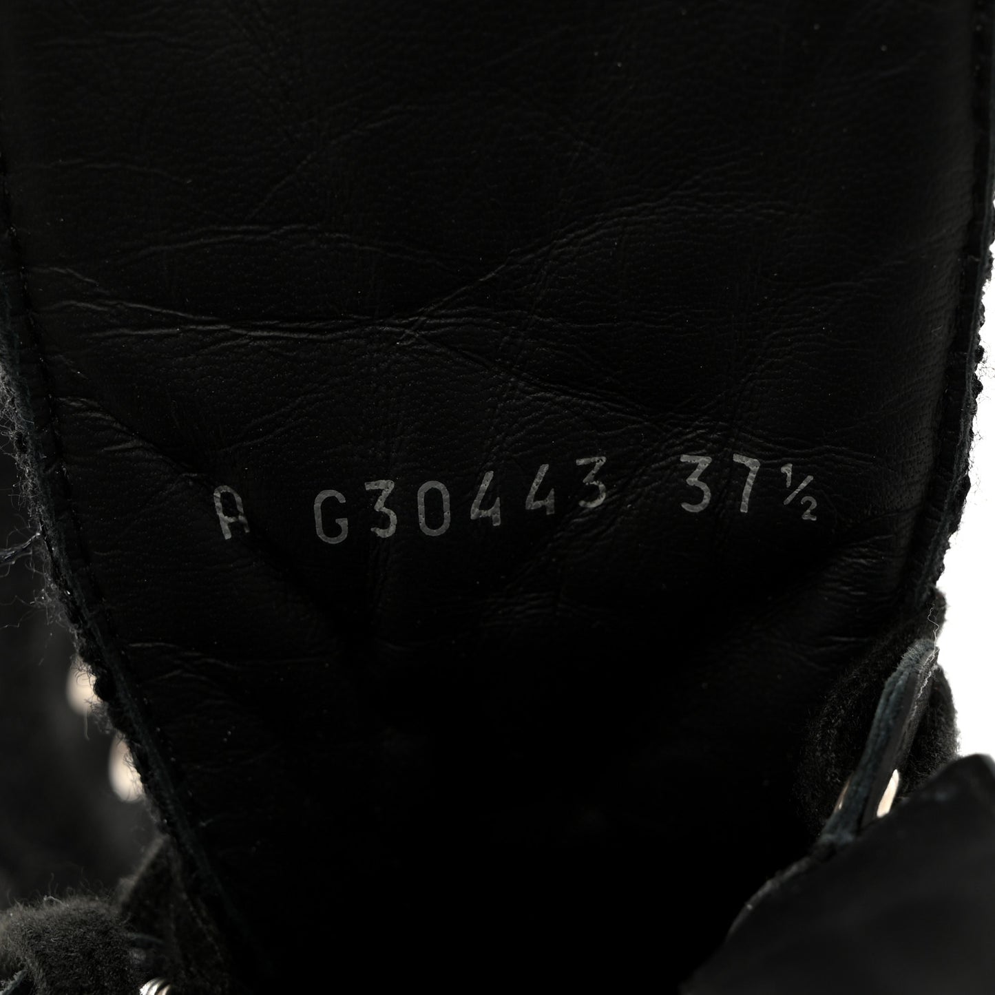 Tweed Patent Calfskin Sneaker High Boots 37.5 Black