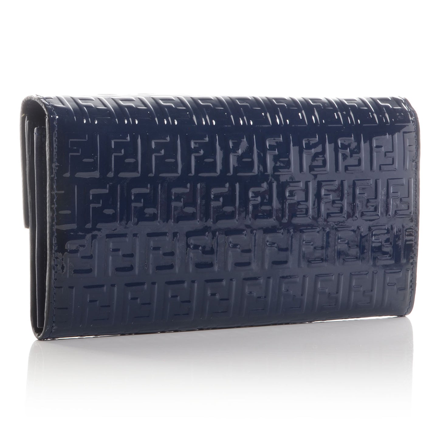 Patent Zucchino Continental Wallet Navy