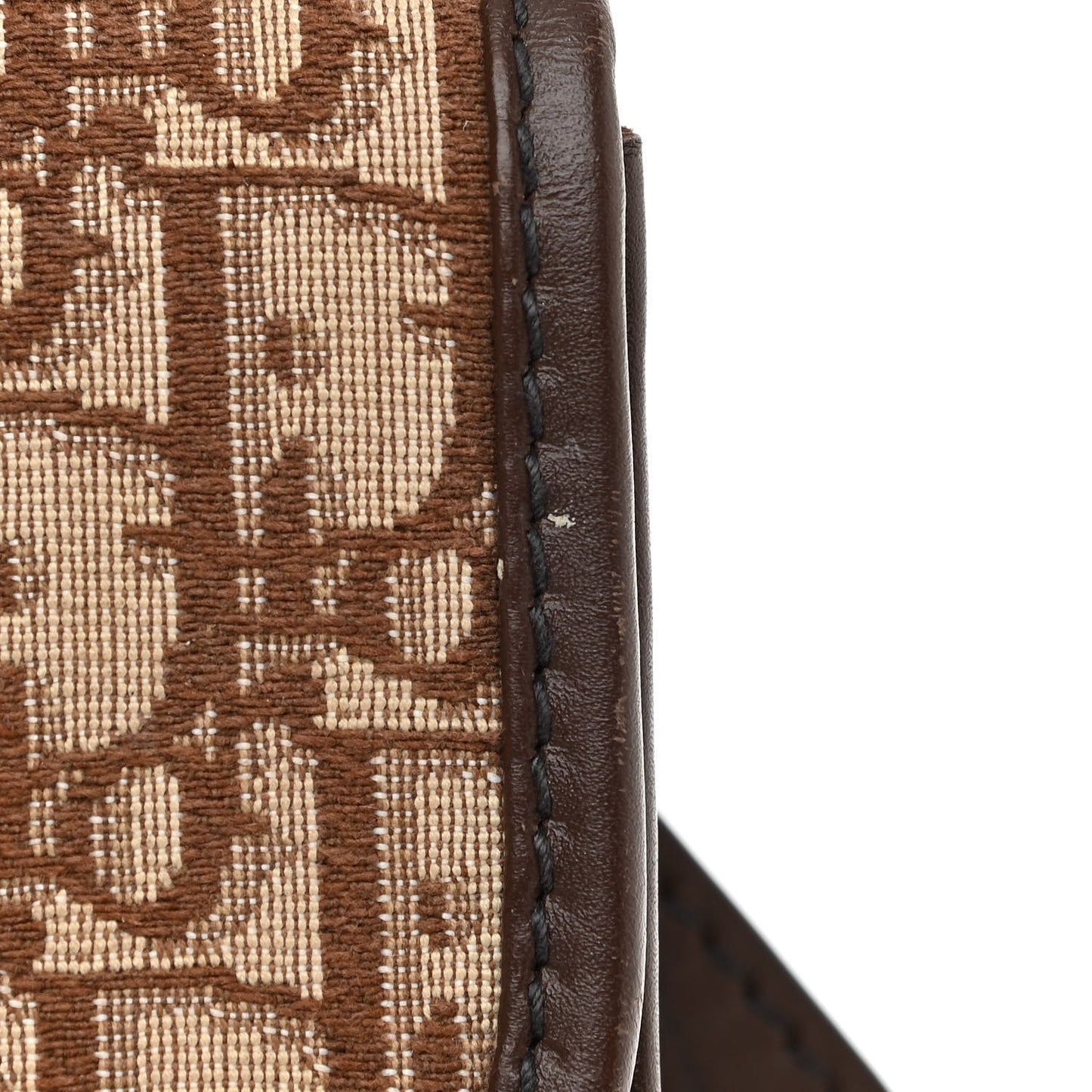 Oblique DiorAddict Flap Bag Brown