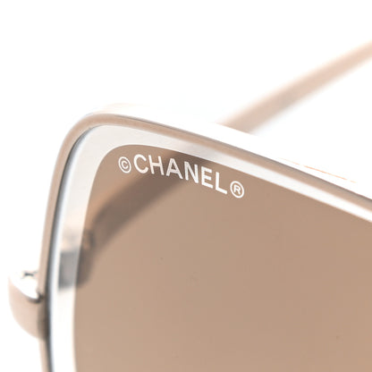 Chanel Butterfly Removable Pearl Chain Sunglasses 4262 Brown 7 of 7