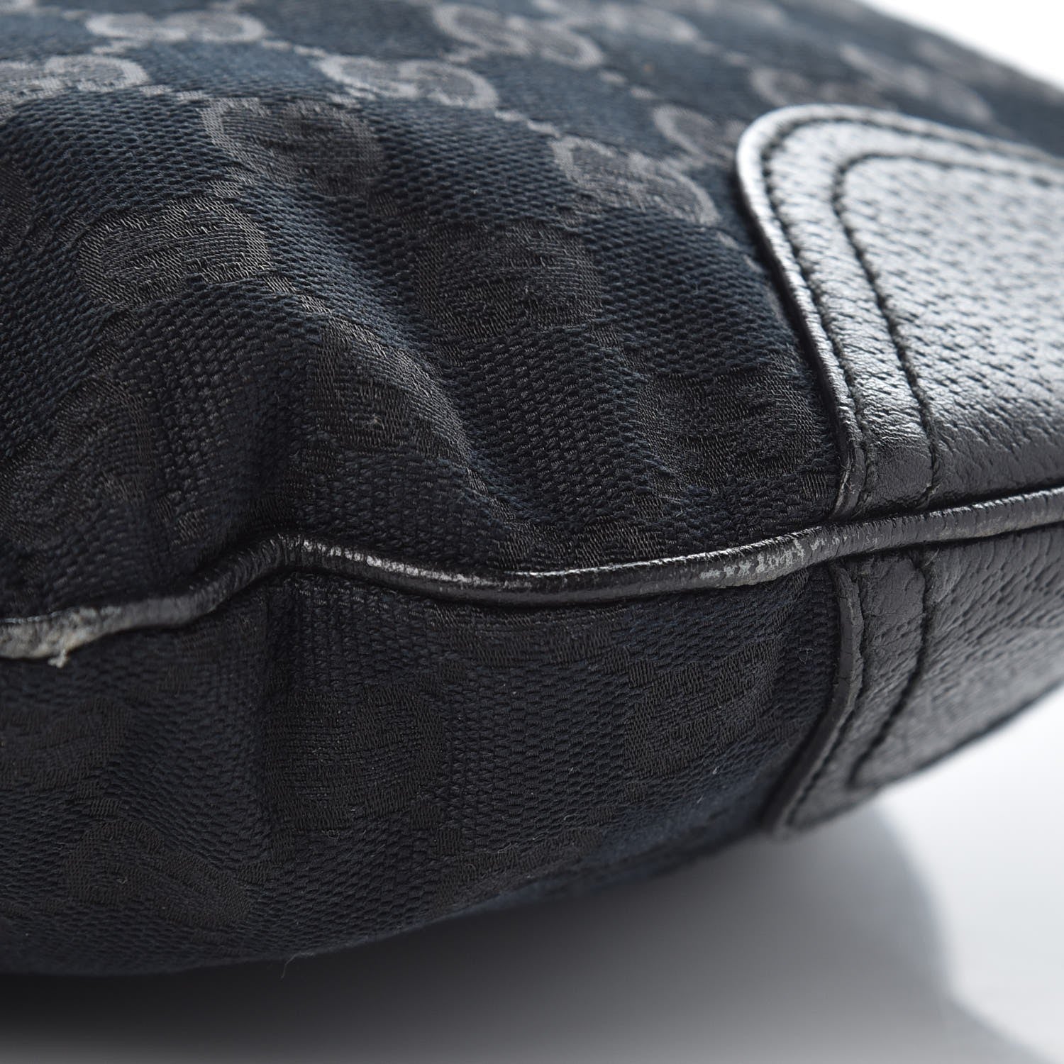 Gucci Monogram Small Princy Hobo Bag Black 9 of 9