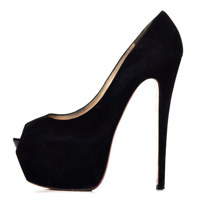 Christian Louboutin Veau Velours Highness 160 Pumps 39 Black 1 of 8