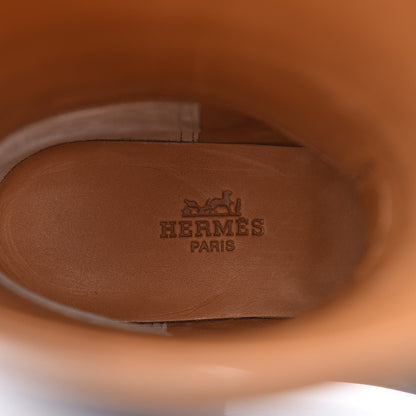 Hermes Box Kelly Jumping Boots 35.5 Chocolate 7 of 13