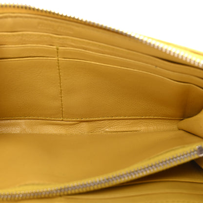 Miu Miu Matelasse Large Zip Around Wallet Ananas 5 of 7