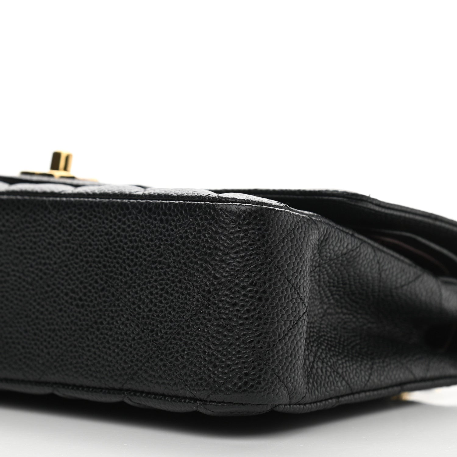 Chanel Caviar Quilted Medium Double Flap Black 9 of 10