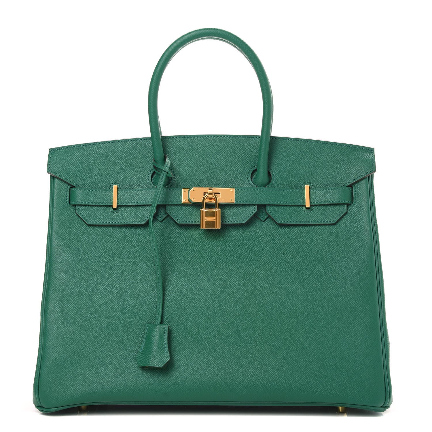 Hermes Epsom Birkin 35 Vert Vertigo 1 of 11