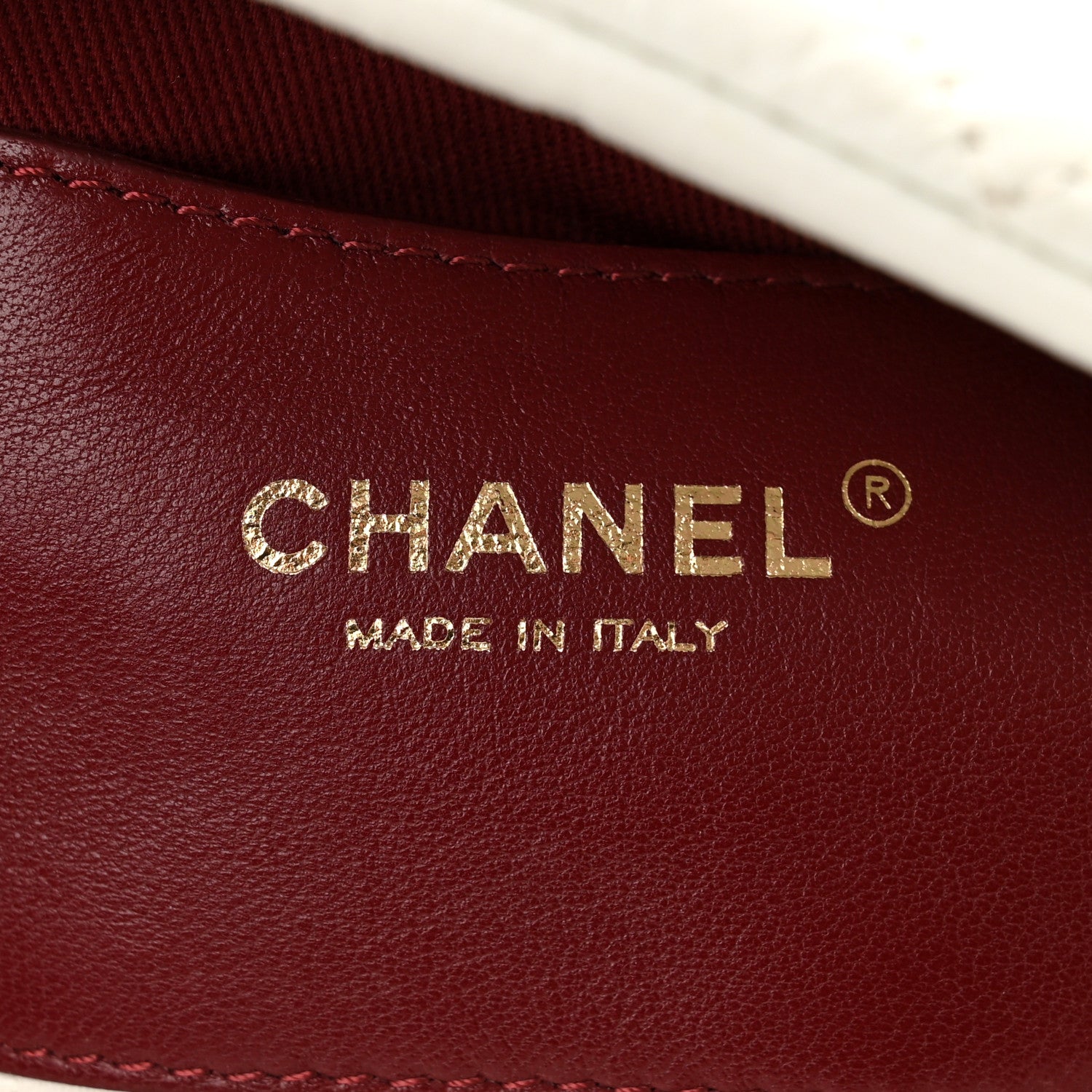 Chanel Aged Calfskin Small Just Mademoiselle Bowling Bag White 7 of 13
