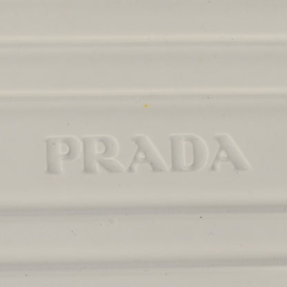 Prada Vernice Soft Mesh America's Cup Biker Sneakers 36 White Argento 7 of 8