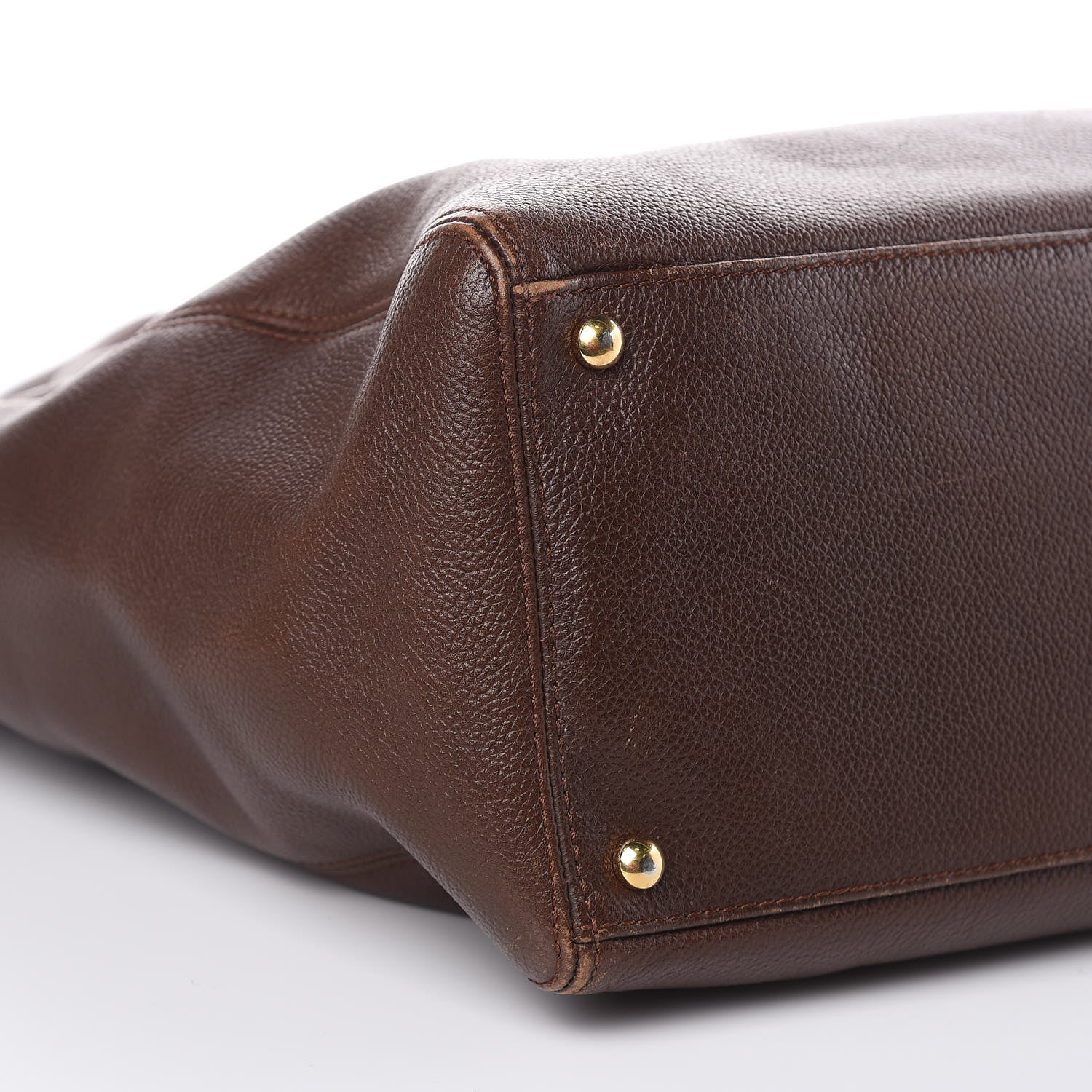 Chanel Calfskin Cerf Executive Shopper Tote Brown 8 of 28