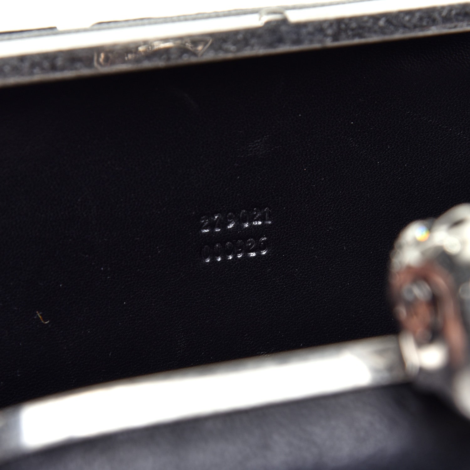 Alexander McQueen Calfskin Studded Punk Skull Box Clutch Black 9 of 10
