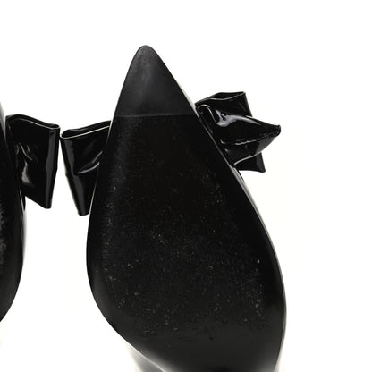Gucci Patent Bow Mid Heel Pumps 36 Black 10 of 11
