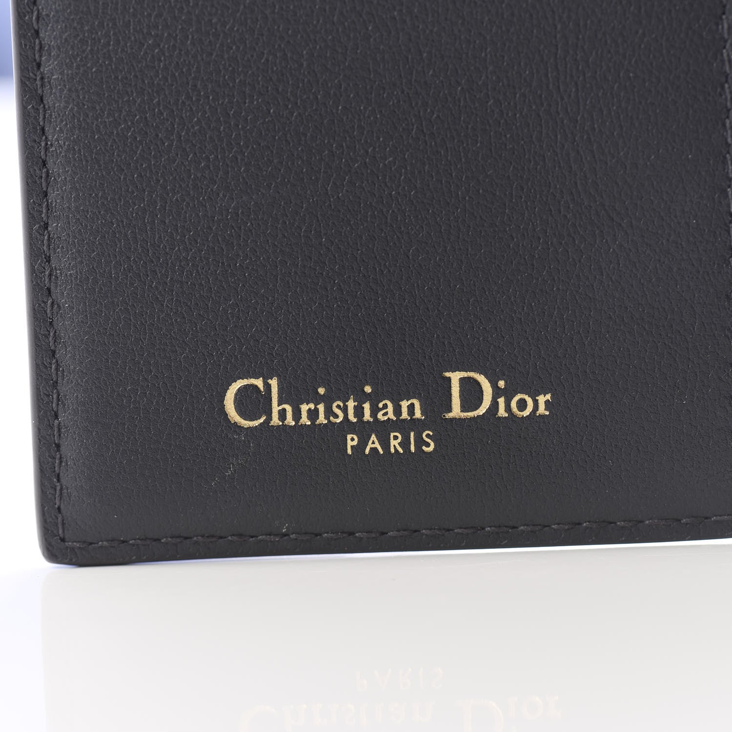 Christian Dior Calfskin Oblique Passport Holder Blue 5 of 7